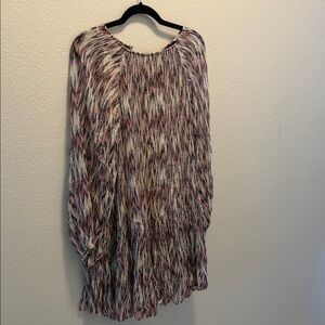 Magali Pascal Midi Shift Sleeve Patterned Dress